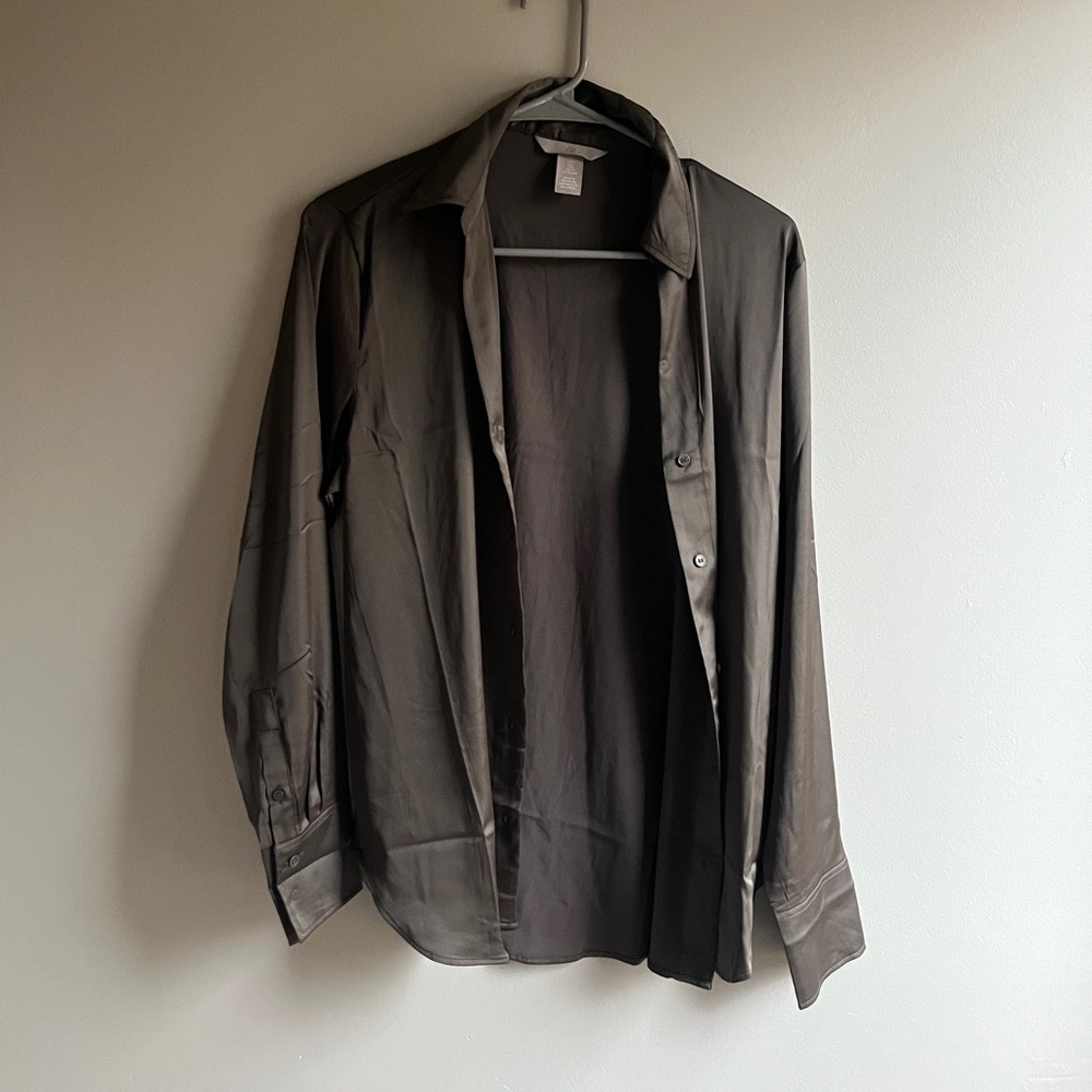 Women’s Silk Button Down H&M